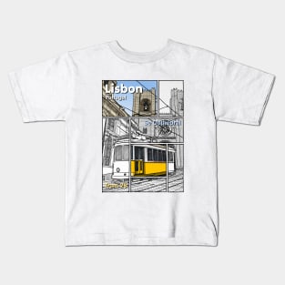 Lisbon Tram Kids T-Shirt